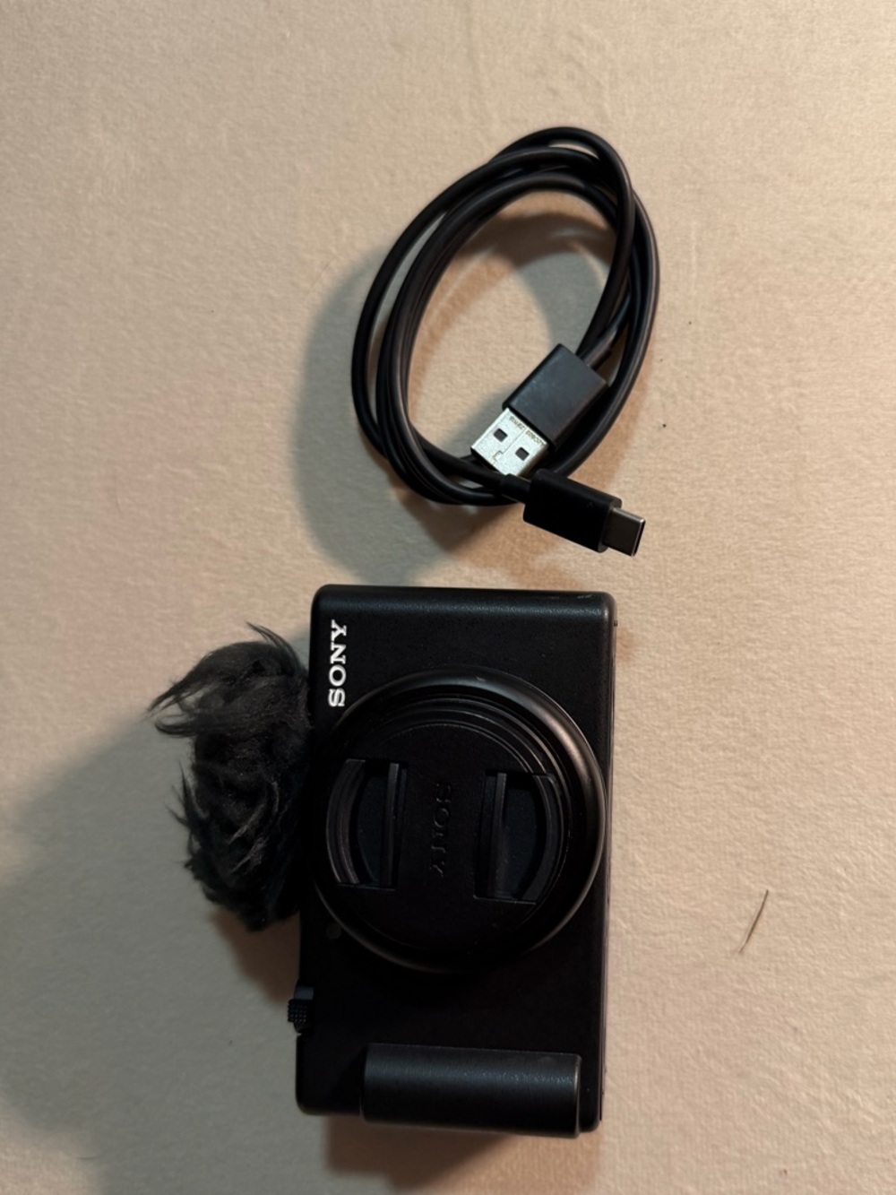 Sony Black Compact Camera with Zeiss Tessar Lens
